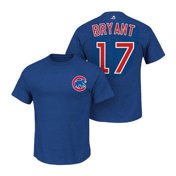 Kris Bryant 17 Chicago Cubs Away Jersey Official MLB 