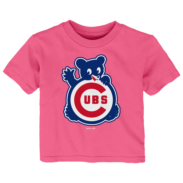 Chicago Cubs T-Shirt Women's 1 Royal Blue Three Out Color Blocked  Short Sleeve