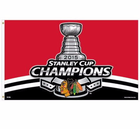 Chicago Blackhawks 2015 Stanley Cup Win 'HAT TRICK' Front Page Poster