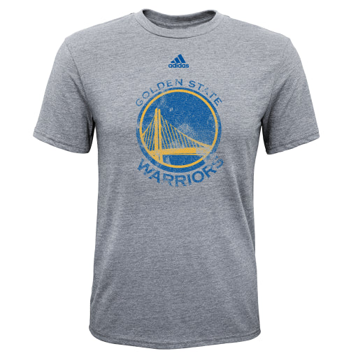 adidas Golden State Warriors Gold Climalite Practice Short Sleeve T-Shirt