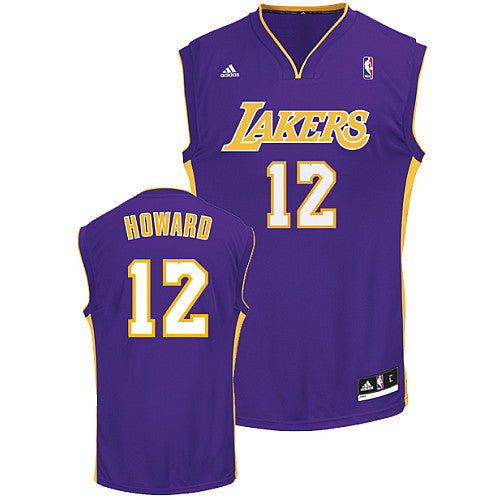 adidas Los Angeles Lakers Basketball Purple Adult T-Shirt