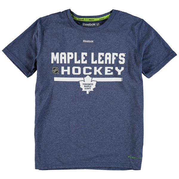 Men's Toronto Maple Leafs Mitchell & Ness Blue Vintage Logo - T-Shirt