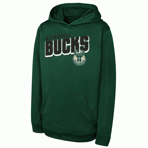 Milwaukee Bucks Youth NBA Pullover Hoodie Sweatshirt