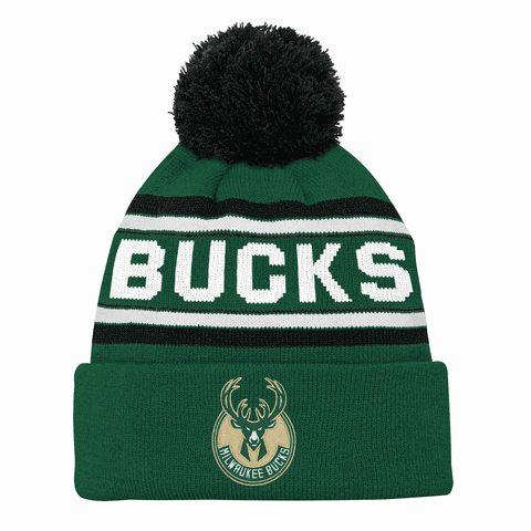 Milwaukee Bucks NBA Youth Winter Hat