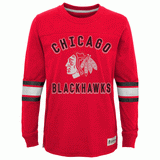 Chicago Blackhawks Youth Sizes 4-7 Historical Long Sleeve Shirt