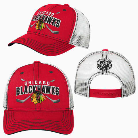 Chicago Blackhawks Youth NHL Two-Tone Snapback Adjustable Hat