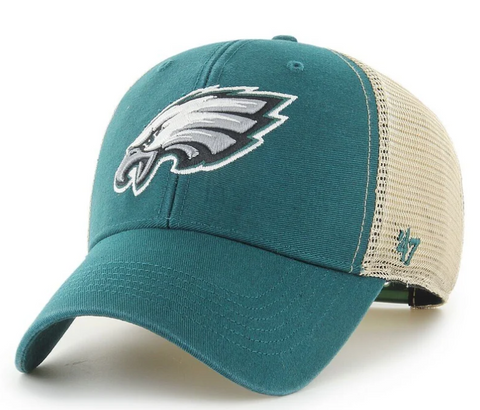 Philadelphia Eagles Adult 47 Brand Flagship Wash MVP Trucker Adjustable Hat