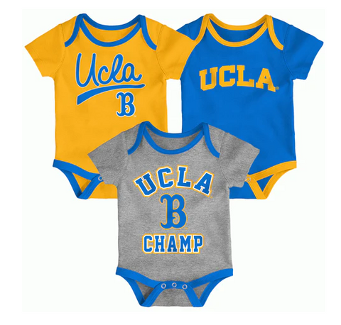 UCLA Bruins Infant 24 months 3-Piece Creeper Set