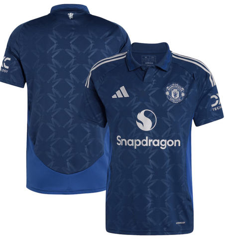 Manchester United Youth Adidas 2024-2025 Snapdragon Away Replica Jersey