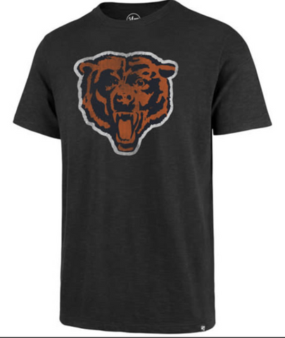 Chicago Bears Adult '47 Brand Historic Charcoal Grit Vintage Scrum Shirt