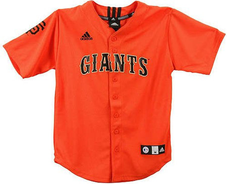 San Francisco Giants Majestic Alternate Flex Base Authentic Collection Team  Jersey - Black/Orange