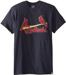 47 Mens XL St. Louis Cardinals Red & Gray 3/4 Sleeve T Shirt Birds on the  Bat