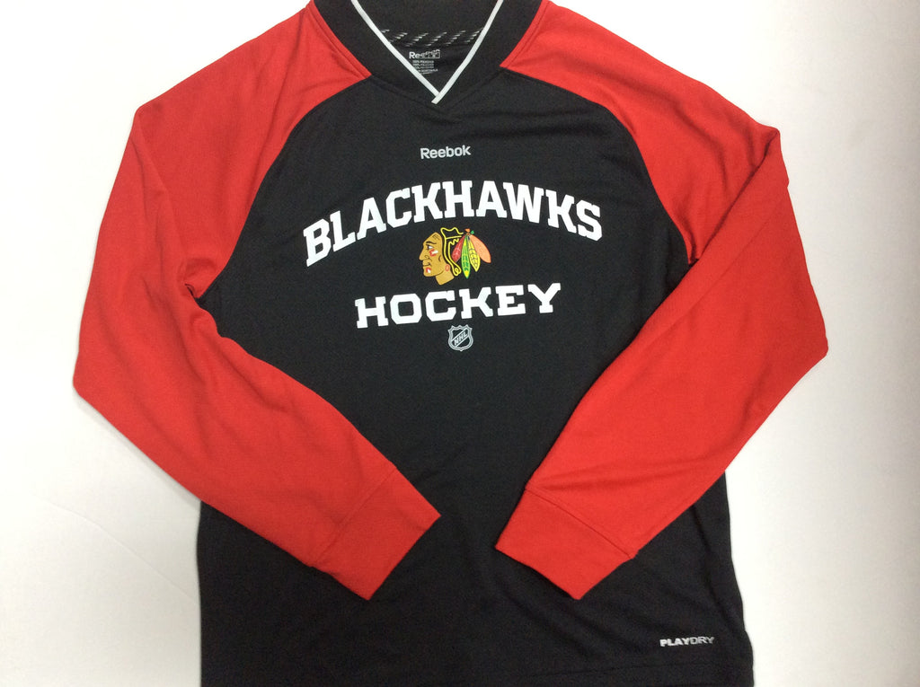 Chicago Blackhawk Skull Hockey Logo Onesie