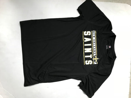 '47 Black New Orleans Saints Team Stripe T-Shirt