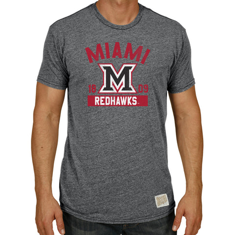 Men's League Collegiate Wear Heather Gray Louisville Cardinals Arch Victory Falls Tri-Blend T-Shirt Size: Large