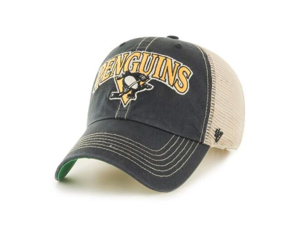 Men's '47 Light Blue Pittsburgh Penguins Vintage Classic Franchise Fitted Hat Size: Small