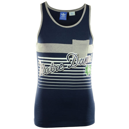 Notre Dame Fighting Irish Adidas Navy Tank Top