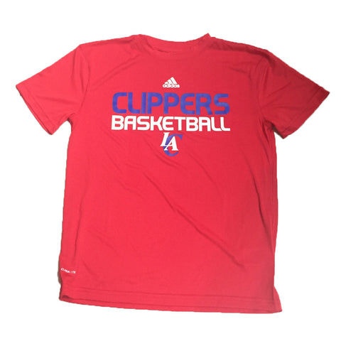 Men's adidas Scarlet Nebraska Huskers School Logo Ultimate climalite T-Shirt