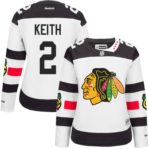 Chicago Blackhawks No2 Duncan Keith Red Home Drift Fashion Stitched Jersey