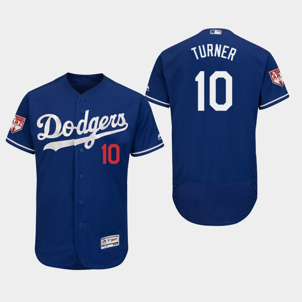 Dodgers No10 Justin Turner Men's Nike Gray Road 2020 World Series Champions Authentic Team Jersey