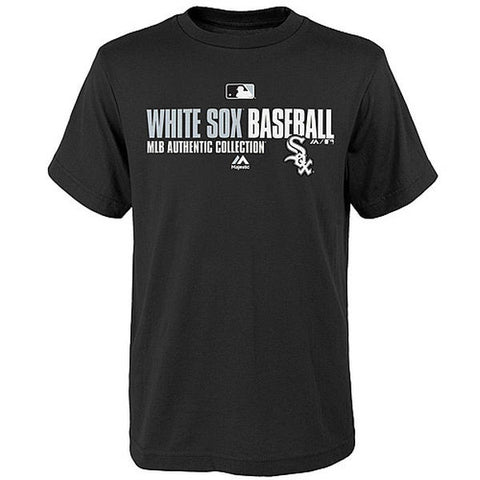 Chicago White Sox Nike Baseball Dri Fit MLB Striped Polo Shirt Size Medium