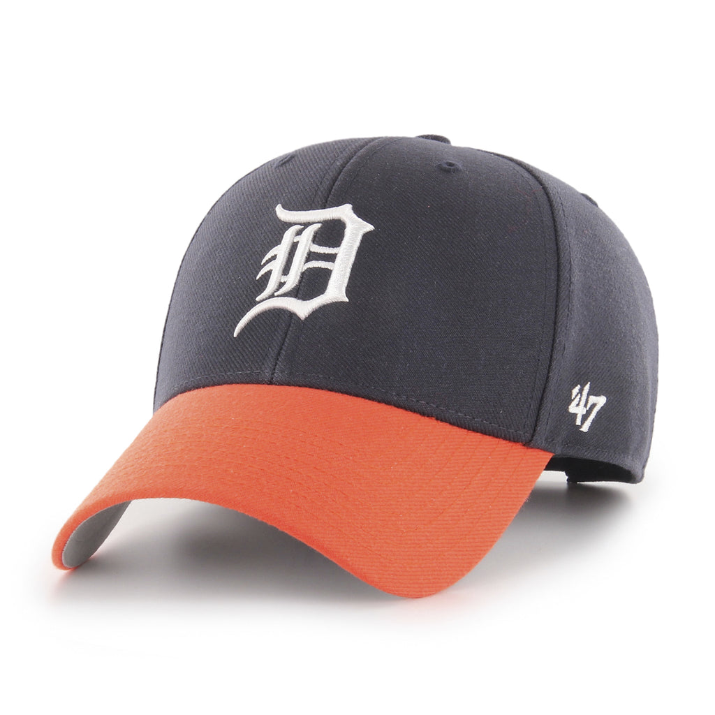 Detroit Tigers Fanatics Branded Tri-Tone Snapback Hat - White/Orange